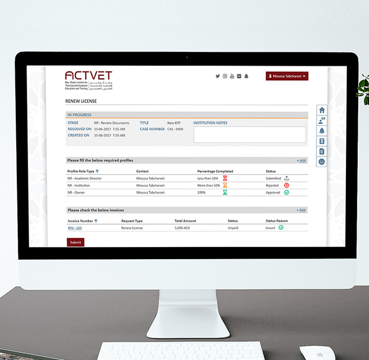 ACTVET - Portal / CRM