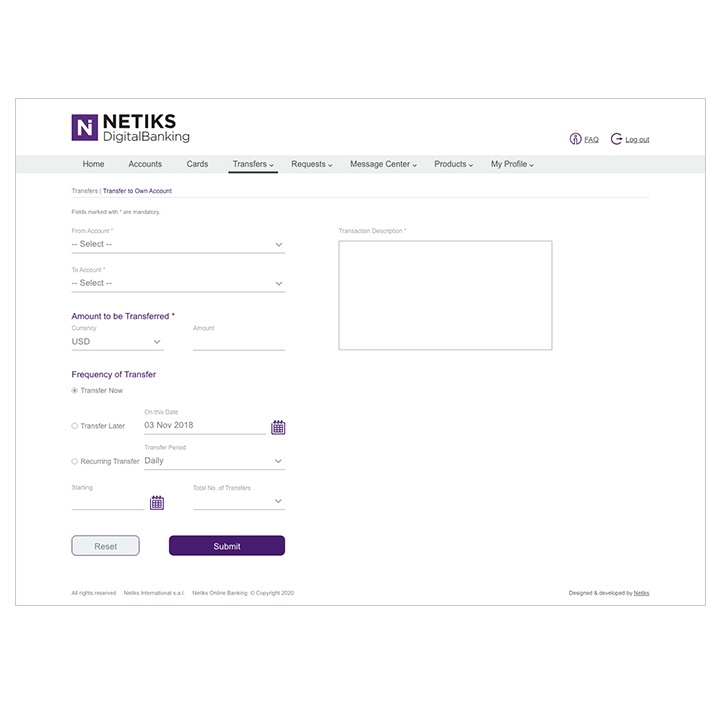 Netiks Digital Banking Screen 5