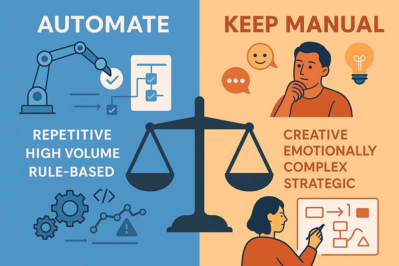 What to Automate and What Not to Automate