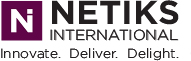 Netiks Logo - Innovate. Deliver. Delight.