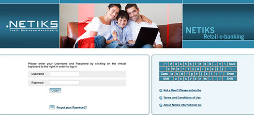 2003 - Launch of Netiks Retail Internet Banking